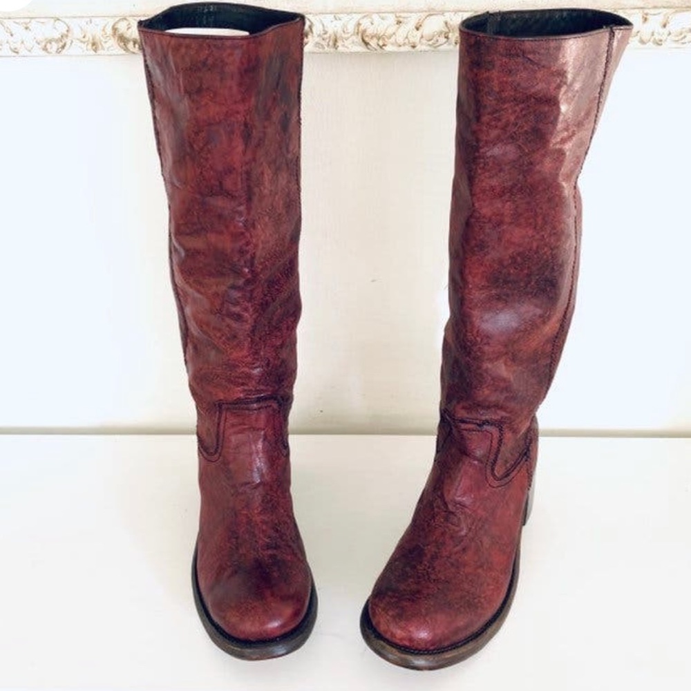 90seather gogo boots
